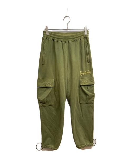 BlackEyePatch（ブラックアイパッチ）BlackEyePatch (ブラックアイパッチ) Wasted Youth (ウエステッド ユース) スウェットカーゴパンツ グリーン サイズ:Mの古着・服飾アイテム