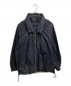 CINOHチノ）の古着「NYLON HOODIE BLOUSON」｜ネイビー