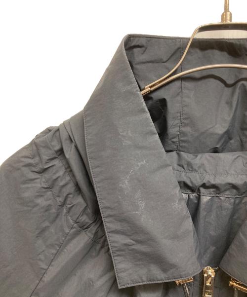 CINOH（チノ）CINOH (チノ) NYLON HOODIE BLOUSON ネイビー サイズ:38の古着・服飾アイテム