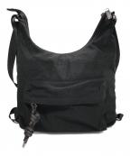 ear PAPILLONNERイアパピヨネ）の古着「ナイロンショルダーバッグ」｜ブラック