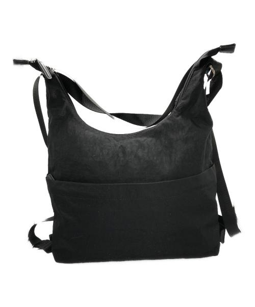 ear PAPILLONNER（イアパピヨネ）ear PAPILLONNER (イアパピヨネ) ナイロンショルダーバッグ ブラックの古着・服飾アイテム