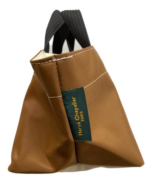 Herve Chapelier（エルベシャプリエ）Herve Chapelier (エルベシャプリエ) 舟型トートバッグ ブラウンの古着・服飾アイテム