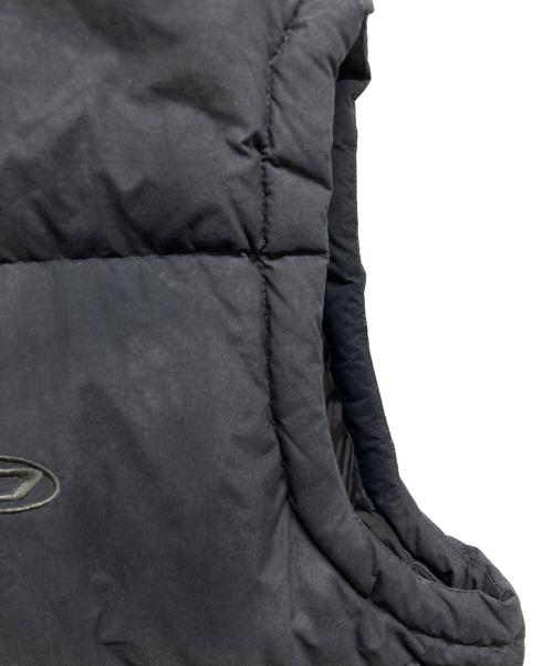 DIESEL（ディーゼル）DIESEL (ディーゼル) 中綿ベスト ブラック サイズ:46の古着・服飾アイテム