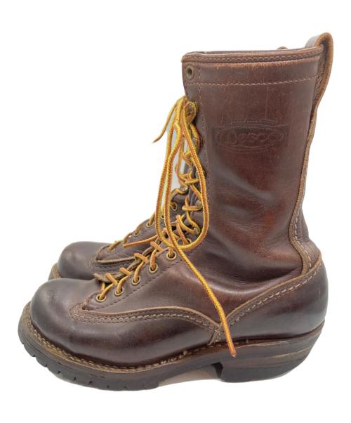 WESCO（ウェスコ）WESCO (ウェスコ) ジョブマスターレースアップブーツ ブラウン サイズ:6　1/2の古着・服飾アイテム