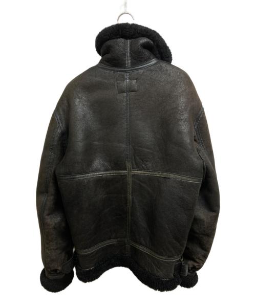 US SHEEPSKIN（USシープスキン）US SHEEPSKIN (USシープスキン) B-3ムートンフライトジャケット ブラック サイズ:不明の古着・服飾アイテム