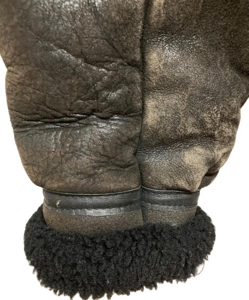 US SHEEPSKIN（USシープスキン）US SHEEPSKIN (USシープスキン) B-3ムートンフライトジャケット ブラック サイズ:不明の古着・服飾アイテム
