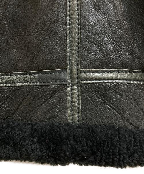 US SHEEPSKIN（USシープスキン）US SHEEPSKIN (USシープスキン) B-3ムートンフライトジャケット ブラック サイズ:不明の古着・服飾アイテム