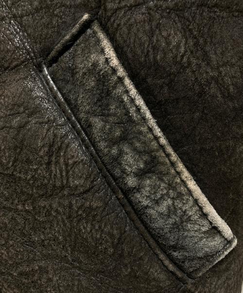 US SHEEPSKIN（USシープスキン）US SHEEPSKIN (USシープスキン) B-3ムートンフライトジャケット ブラック サイズ:不明の古着・服飾アイテム