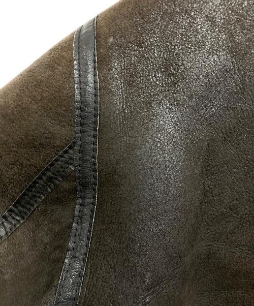US SHEEPSKIN（USシープスキン）US SHEEPSKIN (USシープスキン) B-3ムートンフライトジャケット ブラック サイズ:不明の古着・服飾アイテム