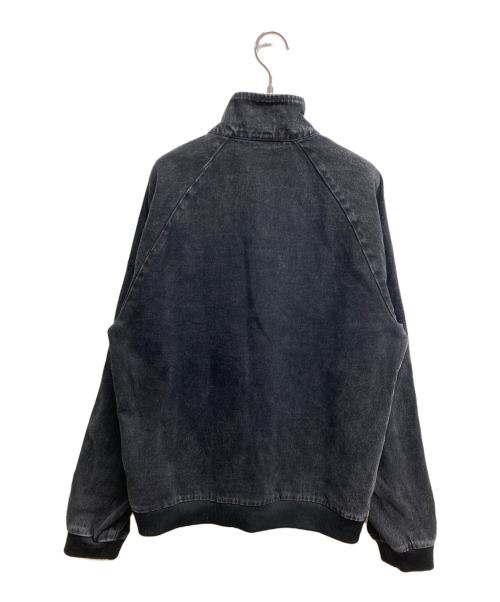 adidas（アディダス）adidas (アディダス) ファースト ブラックデニム トラックトップ ブラック サイズ:Mの古着・服飾アイテム