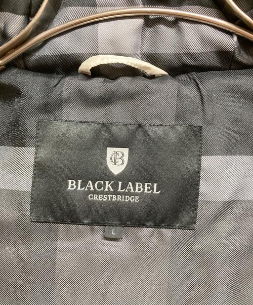 BLACK LABEL CRESTBRIDGE（ブラックレーベル クレストブリッジ）BLACK LABEL CRESTBRIDGE (ブラックレーベル クレストブリッジ) ダウンジャケット ホワイト サイズ:Lの古着・服飾アイテム