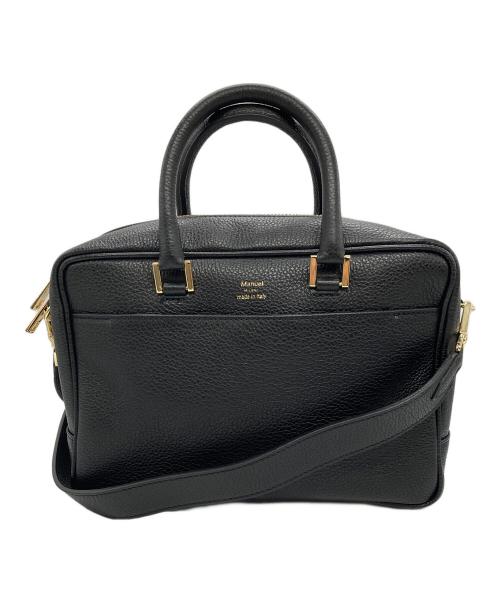 Manuel MILANO（マニュエルミラノ）manuel milano (マニュエルミラノ) 2WAYハンドバッグ ブラックの古着・服飾アイテム