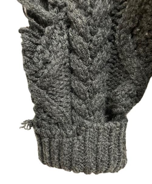 NEIGHBORHOOD（ネイバーフッド）NEIGHBORHOOD (ネイバーフッド) PATCHWORK SAVAGE SWEATER ブラック サイズ:XLの古着・服飾アイテム