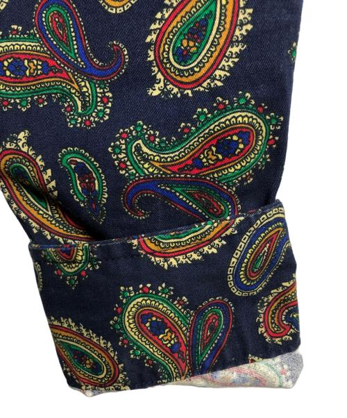 SUPREME（シュプリーム）Supreme (シュプリーム) Paisley Shirt ネイビー サイズ:Mの古着・服飾アイテム