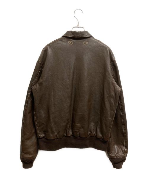MORGAN MEMPHIS BELLE（モーガン メンフィス ベル）MORGAN MEMPHIS BELLE (モーガン メンフィス ベル) A-2 フライトジャケット ブラウン サイズ:42の古着・服飾アイテム