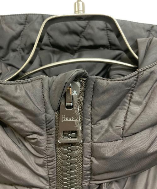 HERNO（ヘルノ）HERNO (ヘルノ) ウォーターレペレントナイロンフーディーダウンジャケット ブラウン サイズ:48の古着・服飾アイテム