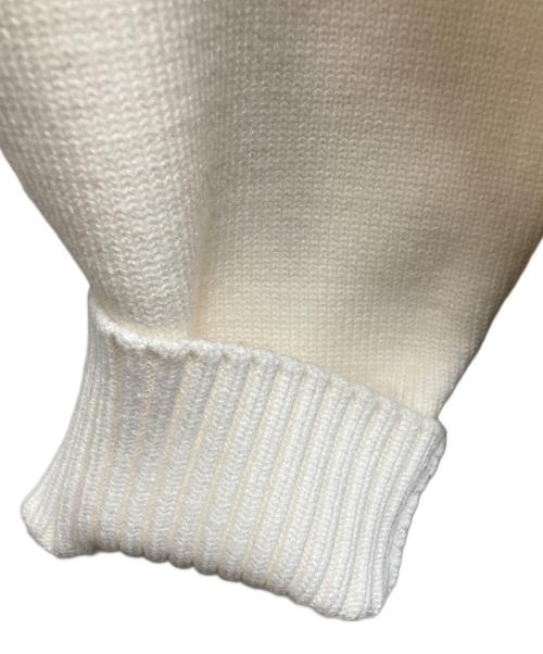 AMI PARIS（アミ パリス）AMI PARIS (アミ パリス) ami de coeur クルーネックセーター ホワイト サイズ:Lの古着・服飾アイテム