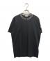 MONCLER（モンクレール）の古着「ネックロゴTシャツ」｜ブラック