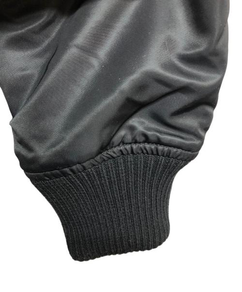 ALPHA（アルファ）ALPHA (アルファ) フーデッドリブジャケット ブラック サイズ:Lの古着・服飾アイテム