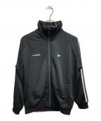 New Eraニューエラ）の古着「スムースジャージー サイドテープ トラックジャケット MASTERMIND WORLD」｜ブラック