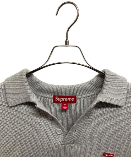 SUPREME（シュプリーム）Supreme (シュプリーム) Small Box Polo Sweater グレー サイズ:Mの古着・服飾アイテム