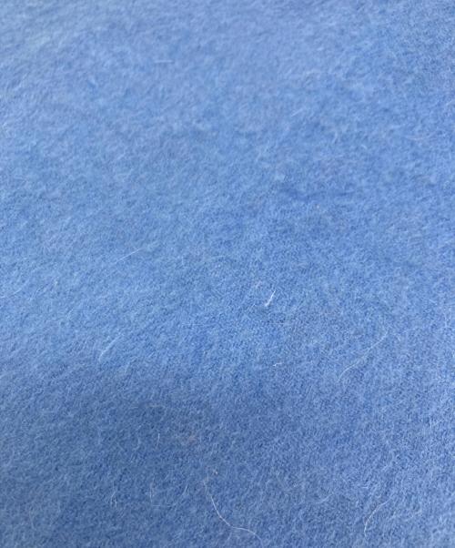 HERMES（エルメス）HERMES (エルメス) カシミヤストール ブルーの古着・服飾アイテム