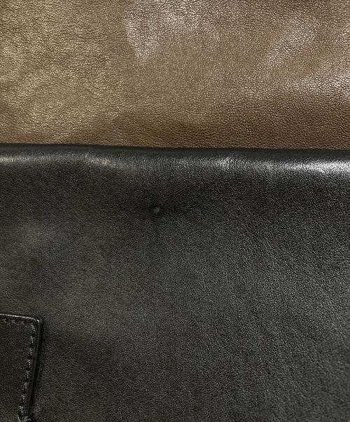 Chloe（クロエ）Chloe (クロエ) バイカラーレザートートバッグ ブラウンの古着・服飾アイテム