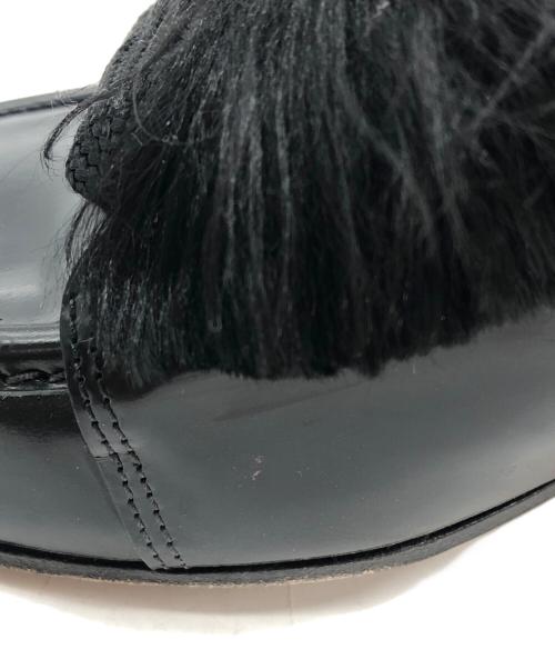 Chloe（クロエ）Chloe (クロエ) レザー レースアップ ローファー ミュール ブラック サイズ:37 1/2の古着・服飾アイテム