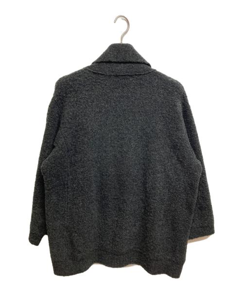 ISSEY MIYAKE  PwRMANwNTw（イッセイミヤケ ペルマネンテ）ISSEY MIYAKE  pwrmanwntw (イッセイミヤケ ペルマネンテ) ニットカーディガン ブラック サイズ:Mの古着・服飾アイテム