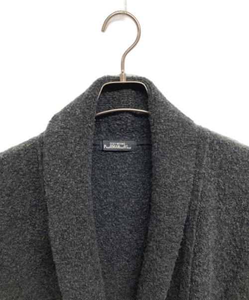 ISSEY MIYAKE  PwRMANwNTw（イッセイミヤケ ペルマネンテ）ISSEY MIYAKE  pwrmanwntw (イッセイミヤケ ペルマネンテ) ニットカーディガン ブラック サイズ:Mの古着・服飾アイテム