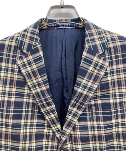 Rugby Ralph Lauren（ラグビーラルフローレン）Rugby Ralph Lauren (ラグビーラルフローレン) チェック3Bジャケット ネイビー サイズ:不明の古着・服飾アイテム