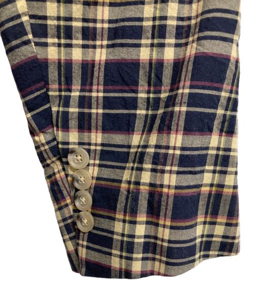 Rugby Ralph Lauren（ラグビーラルフローレン）Rugby Ralph Lauren (ラグビーラルフローレン) チェック3Bジャケット ネイビー サイズ:不明の古着・服飾アイテム