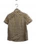 BURBERRY BLUE LABEL (バーバリー ブルー レーベル) ノヴァチェック半袖シャツ ベージュ サイズ:38：9000円