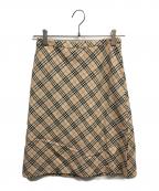 BURBERRY BLUE LABELバーバリー ブルー レーベル）の古着「ノヴァチェックスカート/BURBERRY BLUE LABEL/BURBERRYスカート」｜ベージュ