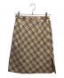BURBERRY BLUE LABEL (バーバリー ブルー レーベル) ノヴァチェックスカート/BURBERRY BLUE LABEL/BURBERRYスカート ベージュ サイズ:36：5000円