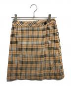BURBERRY BLUE LABELバーバリー ブルー レーベル）の古着「ノヴァチェックスカート/BURBERRY BLUE LABEL/BURBERRYスカート」｜ベージュ