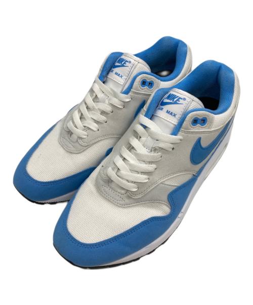 NIKE（ナイキ）NIKE (ナイキ) AIR MAX 1 ホワイト/ディープロイヤルブルー ブルー サイズ:UK8の古着・服飾アイテム