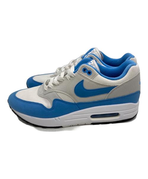 NIKE（ナイキ）NIKE (ナイキ) AIR MAX 1 ホワイト/ディープロイヤルブルー ブルー サイズ:UK8の古着・服飾アイテム