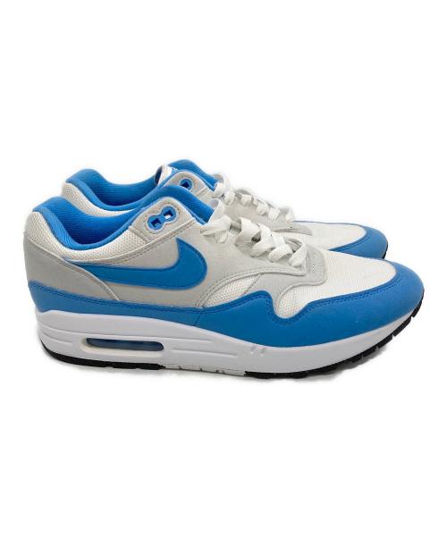 NIKE（ナイキ）NIKE (ナイキ) AIR MAX 1 ホワイト/ディープロイヤルブルー ブルー サイズ:UK8の古着・服飾アイテム