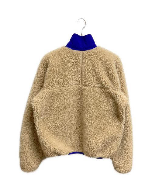 Patagonia（パタゴニア）Patagonia (パタゴニア) Classic Retro Cardigan ベージュ×ブルー サイズ:Mの古着・服飾アイテム