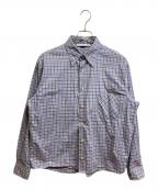 Acne studiosアクネ ストゥディオス）の古着「チェックシャツ」｜パープル×ブルー