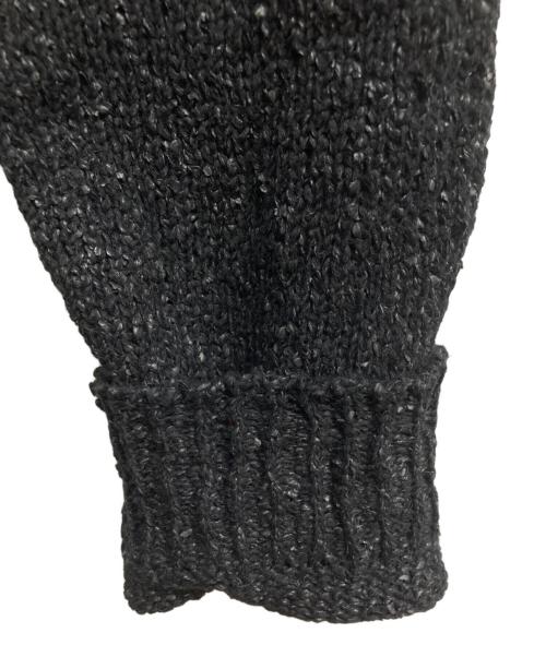 Omar Afridi（オマールアフリディ）Omar Afridi (オマールアフリディ) サイドスリットコットンニット ブラック サイズ:XLの古着・服飾アイテム