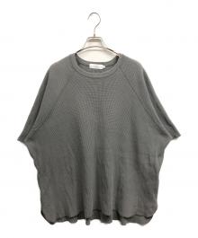 Graphpaper（グラフペーパー）の古着「Waffle S/S Tee」｜グレー