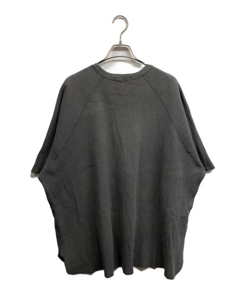 Graphpaper（グラフペーパー）Graphpaper (グラフペーパー) Waffle S/S Tee グレー サイズ:Freeの古着・服飾アイテム