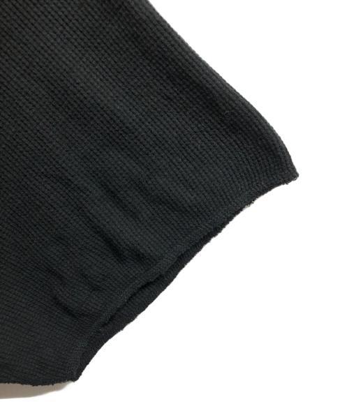 Graphpaper（グラフペーパー）Graphpaper (グラフペーパー) Waffle S/S Crew Neck Tee ブラック サイズ:Freeの古着・服飾アイテム