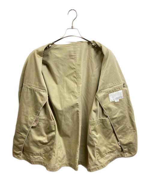 nanamica（ナナミカ）nanamica (ナナミカ) テーラードジャケット ベージュ サイズ:Lの古着・服飾アイテム