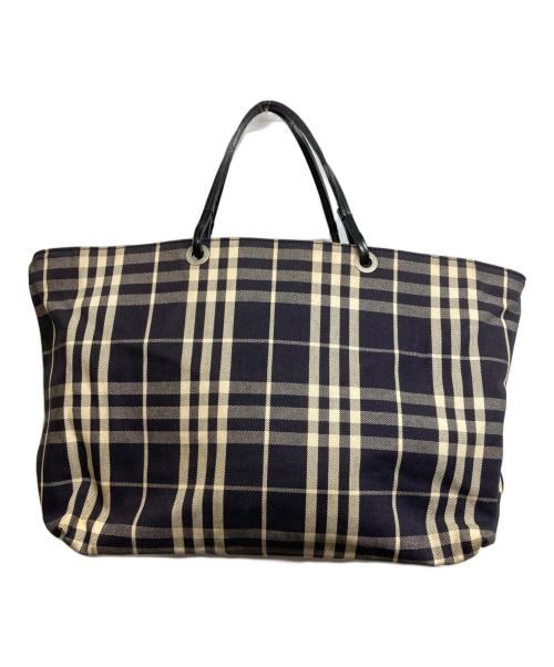 BURBERRY LONDON（バーバリーロンドン）BURBERRY LONDON (バーバリーロンドン) キャンバストートバッグ ブラックの古着・服飾アイテム