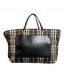 BURBERRY LONDON (バーバリーロンドン) キャンバストートバッグ ブラック：10000円