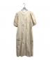 6(ROKU) BEAUTY&YOUTH (ロク ビューティーアンドユース) VOLUME SHORT SLEEVE DRESS/6(ROKU) BEAUTY&YOUTHワンピース ベージュ サイズ:36：7000円