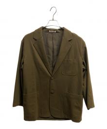 AURALEE（オーラリー）の古着「SUPER SOFT WOOL FLANNEL JACKET」｜オリーブ